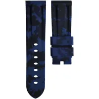 horus watch straps bracelet de montre 24 mm - bleu