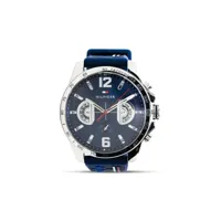 tommy hilfiger montre chronographe decker 36 mm - bleu