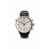 iwc schaffhausen montre chronographe rattrapante 41 mm pre-owned - tons neutres