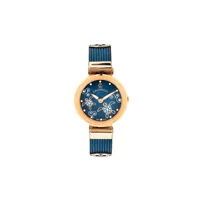 charriol montre forever turtle 32 mm - bleu
