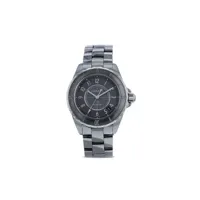 chanel pre-owned montre j12 39 mm pre-owned (2000) - gris
