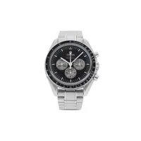 omega montre speedmaster professional moonwatch apollo-soyuz 35th anniversary 42 mm pre-owned - noir
