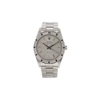 rolex montre air-king 34 mm pre-owned (1998) - argent