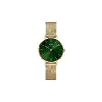 daniel wellington montre petite emerald 28 mm - vert