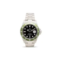 rolex montre submariner 40 mm pre-owned (2008) - argent