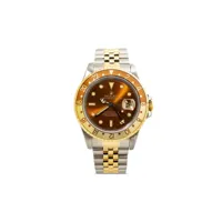 rolex montre gmt-master ii 40 mm pre-owned - or
