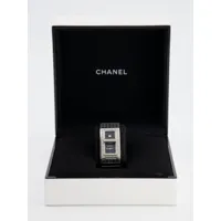 chanel pre-owned montre coco code 21.5 mm pre-owned - noir