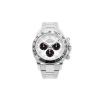 rolex montre cosmograph daytona 40 mm pre-owned (2014) - blanc