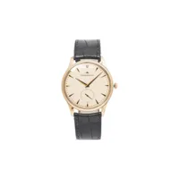 jaeger-lecoultre montre master ultra thin date 40 mm pre-owned - blanc