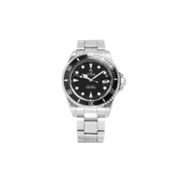 tudor montre prince oysterdate submariner 40 mm pre-owned (1993) - noir