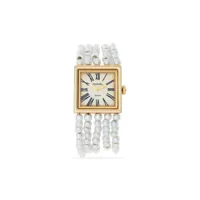 chanel pre-owned montre mademoiselle 22,4 mm pre-owned - blanc