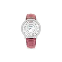 chopard pre-owned montre happy diamond 36 mm pre-owned (2007) - blanc