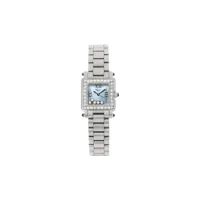 chopard pre-owned montre happy sport 23 mm pre-owned - argent
