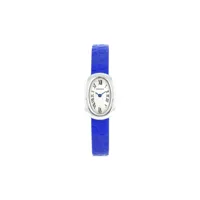 cartier montre mini baignoire 18 mm pre-owned (1990) - blanc