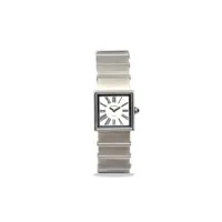 chanel pre-owned montre mademoiselle 22 mm pre-owned (1989) - blanc