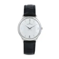 jaeger-lecoultre montre master ultra thin 34 mm pre-owned (2000) - blanc