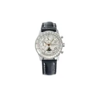 breitling montre navitimer montbrillant eclipse 41 mm pre-owned (2001) - blanc
