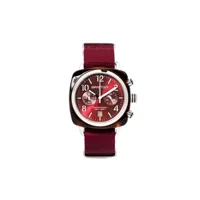 briston watches montre clubmaster classic 40 mm - rouge
