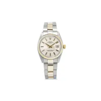 rolex montre oyster perpetual date 34 mm pre-owned - or