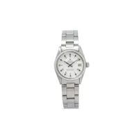 rolex montre date just 30 mm pre-owned (1981) - blanc