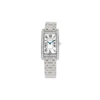 cartier montre tank americaine 19 mm pre-owned (2000) - blanc