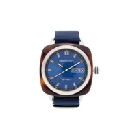 briston watches montre clubmaster sport 42 mm - bleu