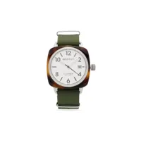 briston watches montre clubmaster classic hms 40 mm - blanc