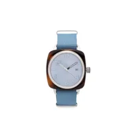 briston watches montre clubmaster classic hms 40 mm - bleu