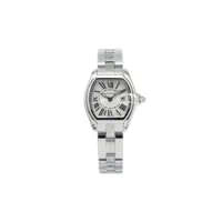 cartier montre roadster 32 mm pre-owned - blanc