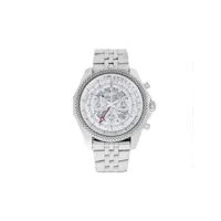 breitling montre bentley gmt 49 mm pre-owned - blanc