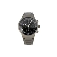 iwc schaffhausen montre chronographe gst pre-owned 40 mm (2001) - noir