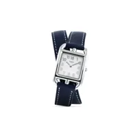 hermès pre-owned montre cape cod 33 mm pre-owned (2010) - bleu