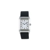 jaeger-lecoultre montre reverso-duetto 39 mm pre-owned (2010) - argent