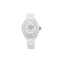 chanel pre-owned montre j12 38 mm pre-owned - blanc