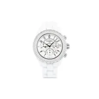 chanel pre-owned montre j12 41 mm pre-owned - blanc