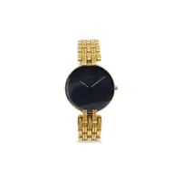 christian dior pre-owned montre bagheera black moon 27 mm pre-owned (années 1990-2000) - noir