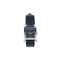 hermès pre-owned montre h 30 mm pre-owned (2000) - noir