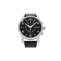 montblanc montre timewalker twinfly 43 mm pre-owned - noir