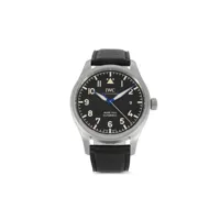 iwc schaffhausen 2021 pre-owned pilot's watch 40mm - noir