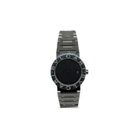 bvlgari pre-owned montre malice 26 mm pre-owned (années 1990-2000) - noir