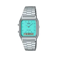 montre casio collection vintage turquoise