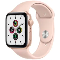 apple watch se - gps - 44 - alu or - bracelet sport rose - regular  rose