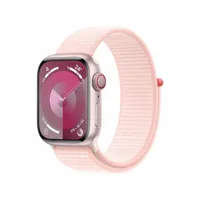 apple apple watch series 9 gps 41 mm boîtier en aluminium rose avec boucle sport rose clair  rose