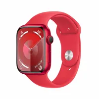 apple watch series 9 gps + cellular 45 mm (product)red boîtier en aluminium avec bracelet sport (product)red m/l