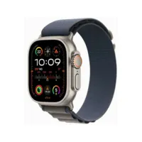 apple montre connectée apple watch ultra 2 gps+cell, 49mm ti blue l-bnl