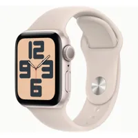 apple watch se (2ª gen) 2023 gps 40mm bracelet sport en aluminium et blanc (starlight) - taille m/l
