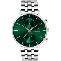 montre homme gant gant park hill day-date ii green-metal watch g121018