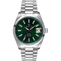 montre homme gant gant eastham green/gold-metal watch g161006