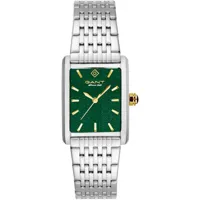 montre femme gant gant rhode island green-metal watch g173007