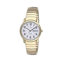 timex - t20471pf - montre homme - quartz analogique - eclairage - bracelet